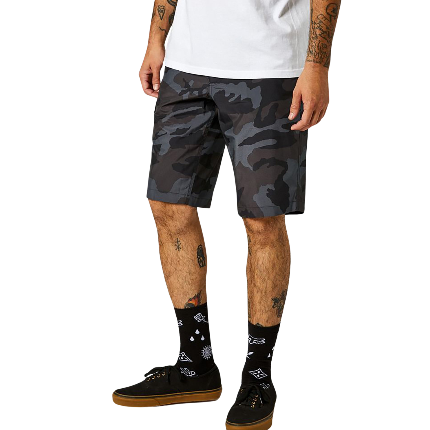 Fox Essex Tech Print 男式工装短裤
