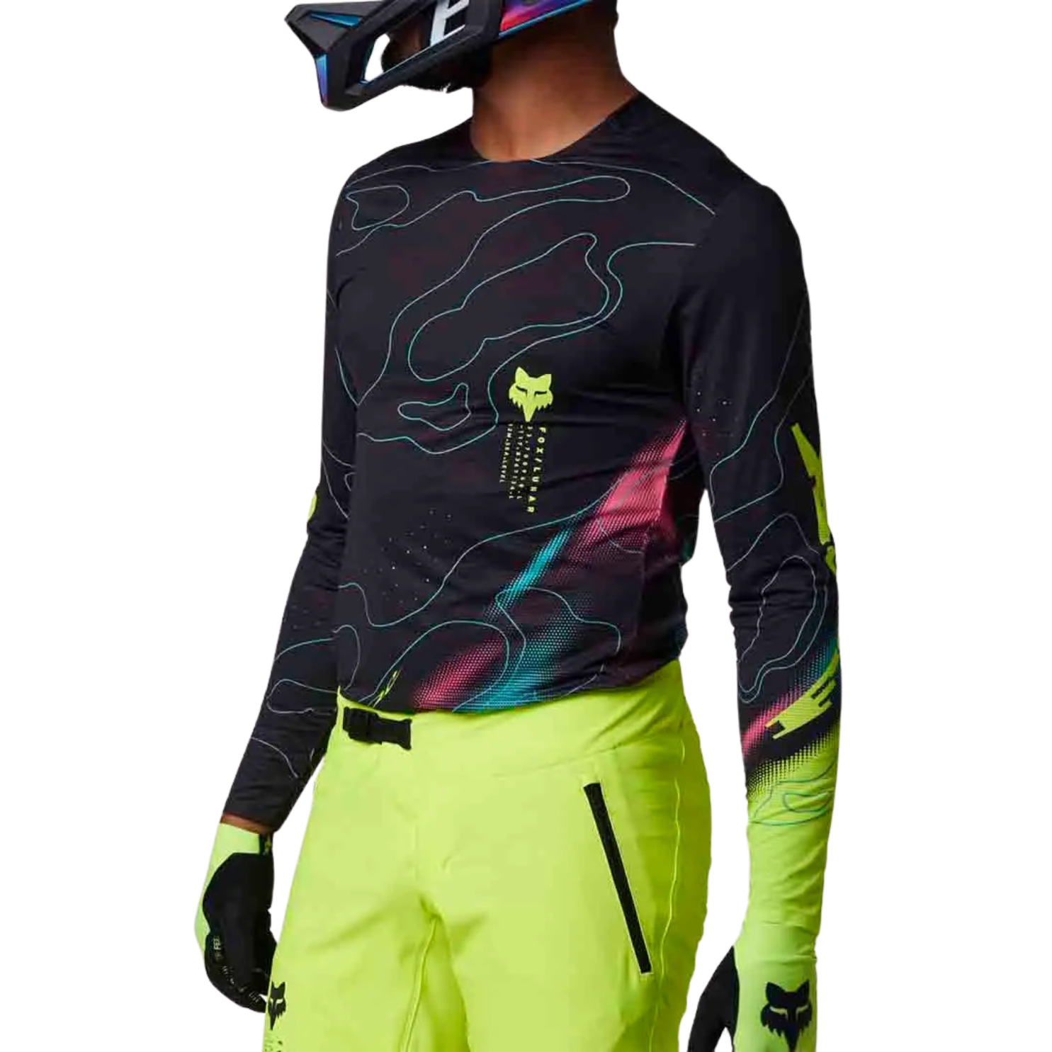 Fox Flexair Lunar Jersey Black 2023