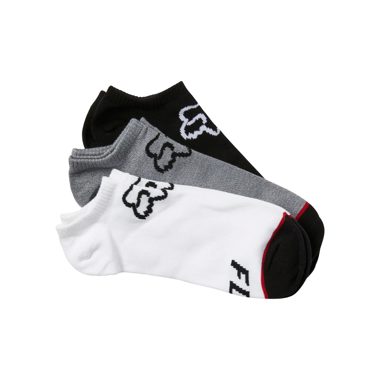 Fox No Show Mens Socks 3Pk