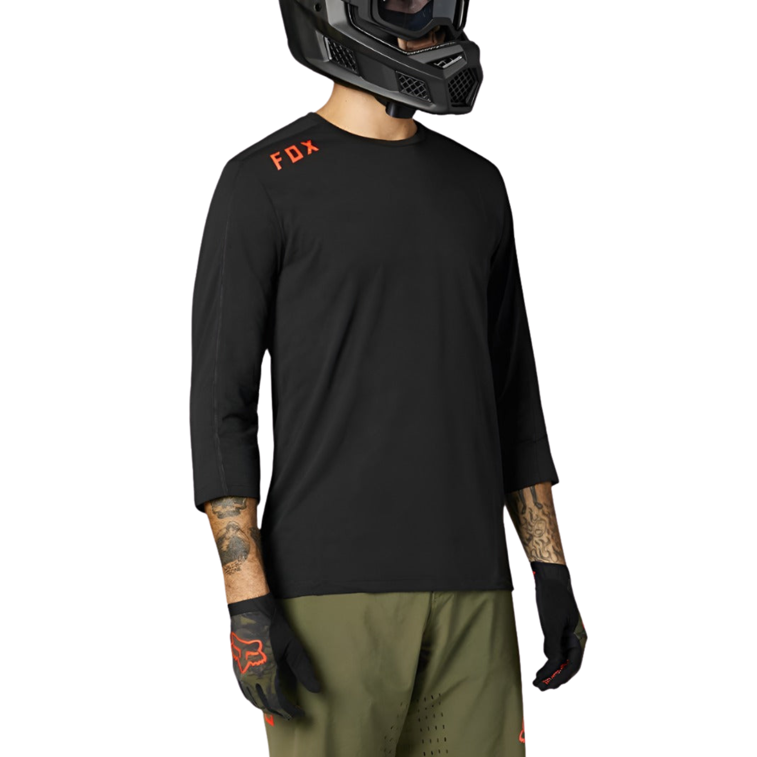 Fox Ranger Dr 3/4 Jersey - Black