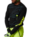 Fox Ranger Dr Md Ls Jersey Lunar - Black