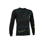 Fox Ranger Dr Md Ls Jersey Lunar - Black