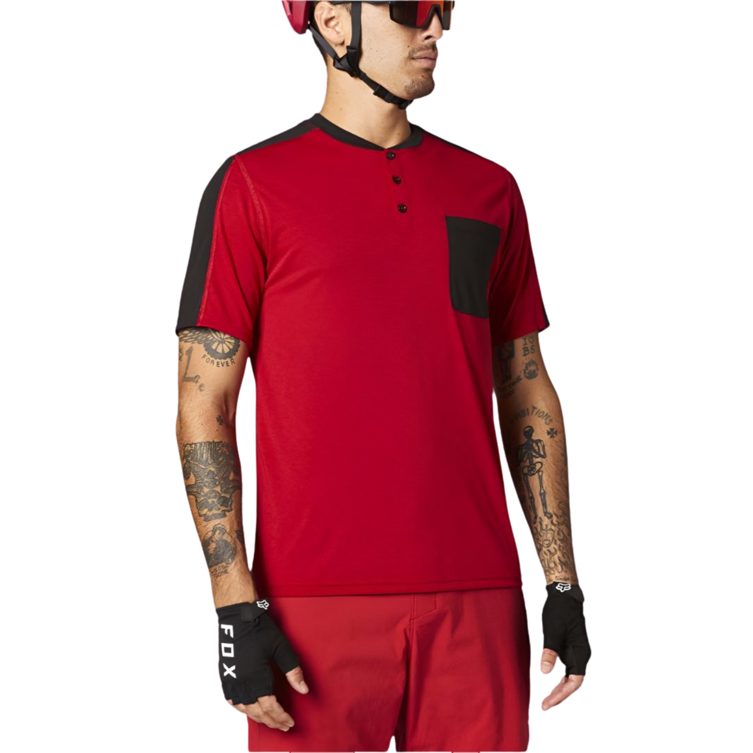 Fox Ranger Dr Ss Henley - Chili