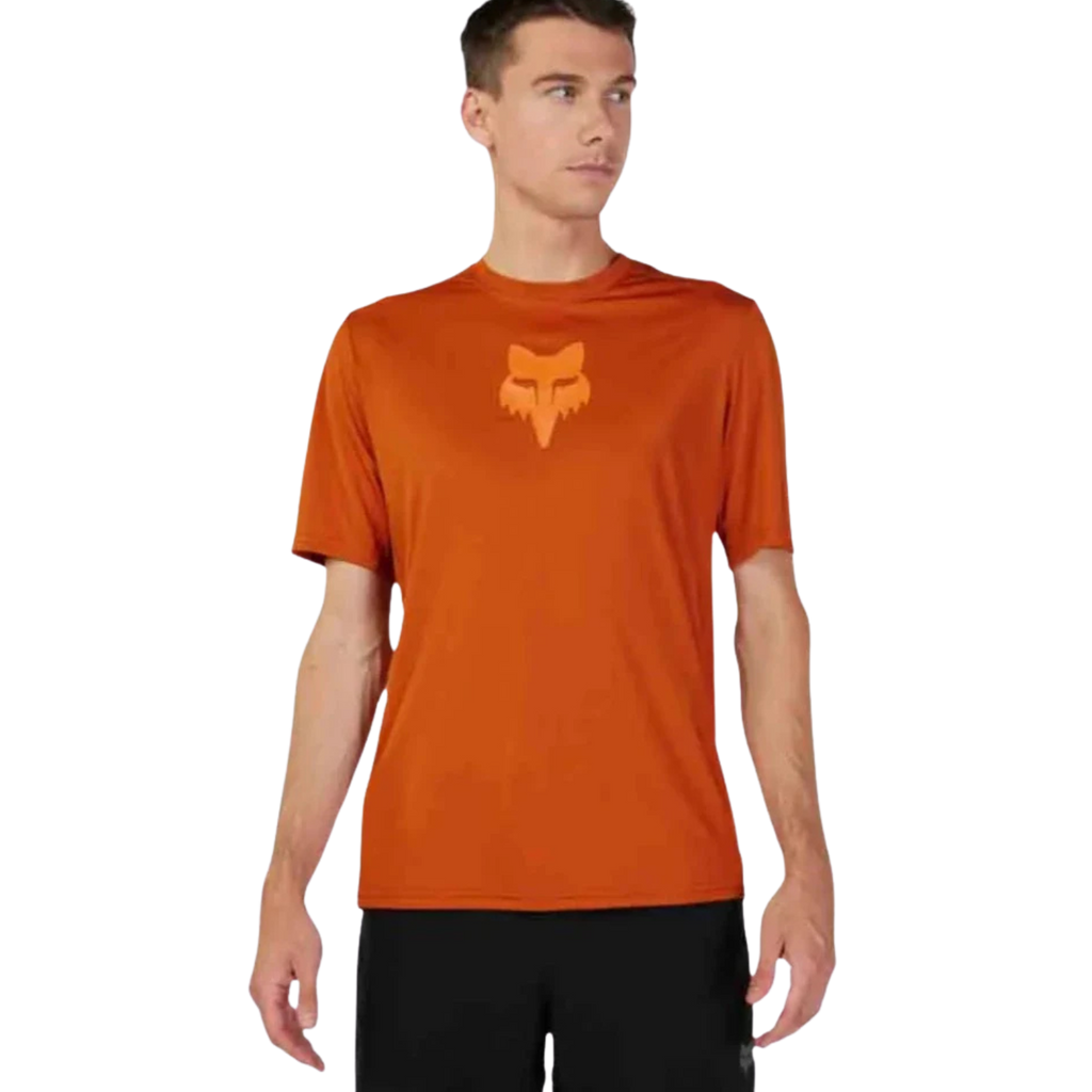 Fox Ranger Ss Jersey Lab Head - Burnt Orange