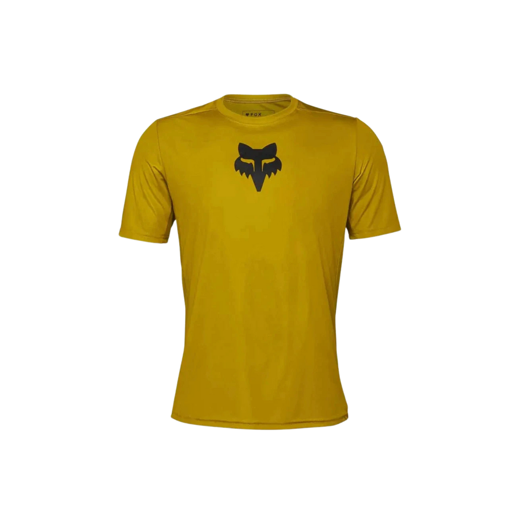Fox Ranger Ss Jersey Lab Head - 芥末黄