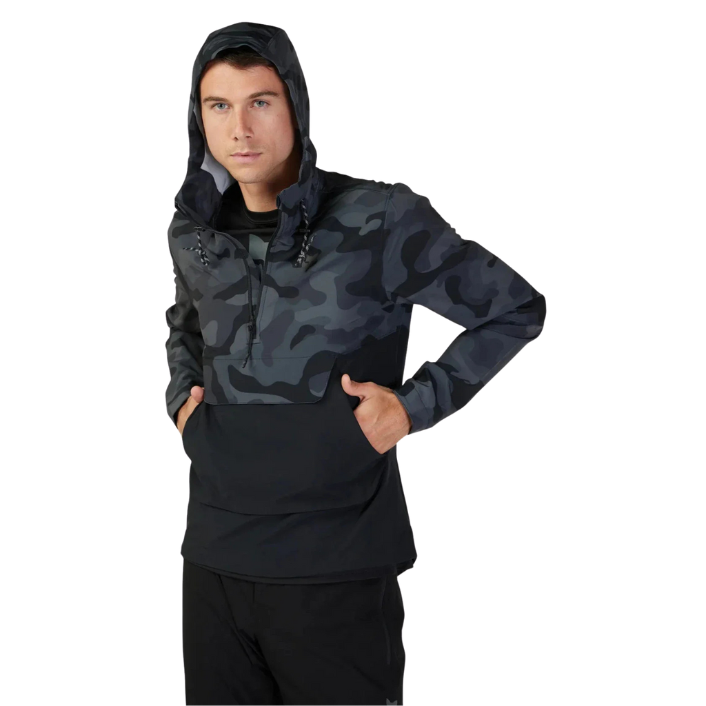 Fox Ranger Wind Pullover - Black Camo