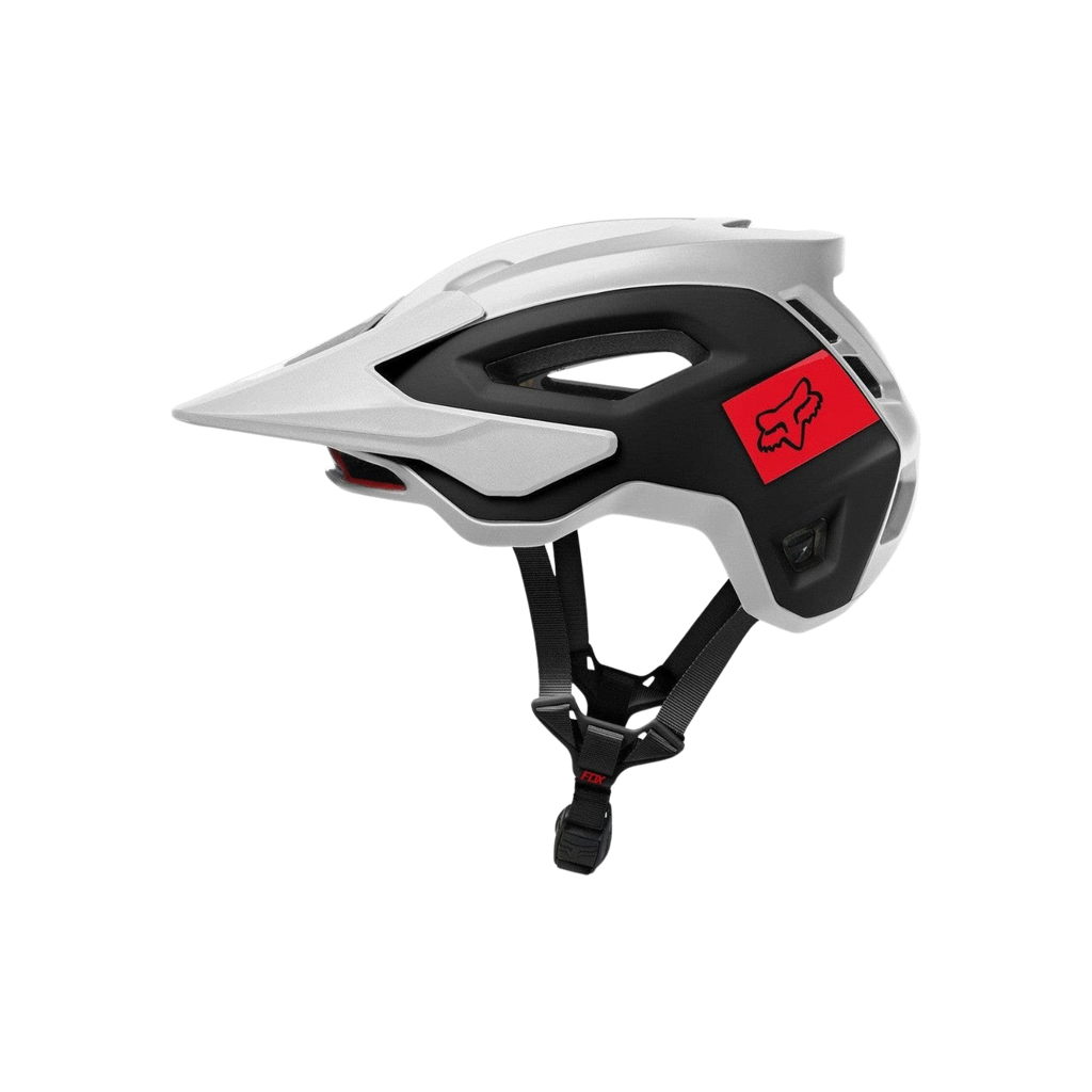 Fox Speedframe Pro Blocked Mips Mtb Helmet - White/Black