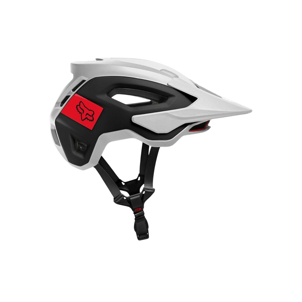 Fox Speedframe Pro Blocked Mips Mtb Helmet - White/Black
