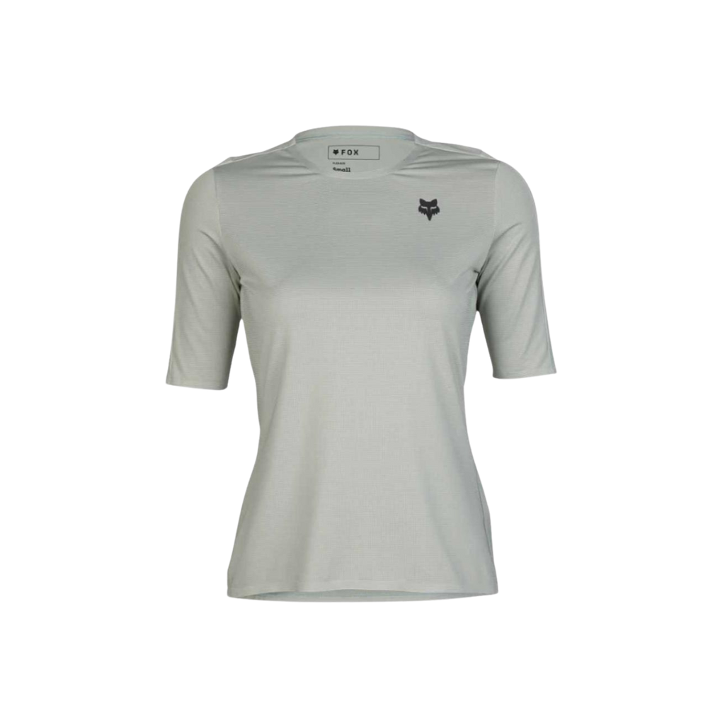 Fox 女款 Flexair Ascent 短袖骑行服 - 复古灰