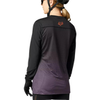 Fox Womens Flexair Ls Jersey - Black