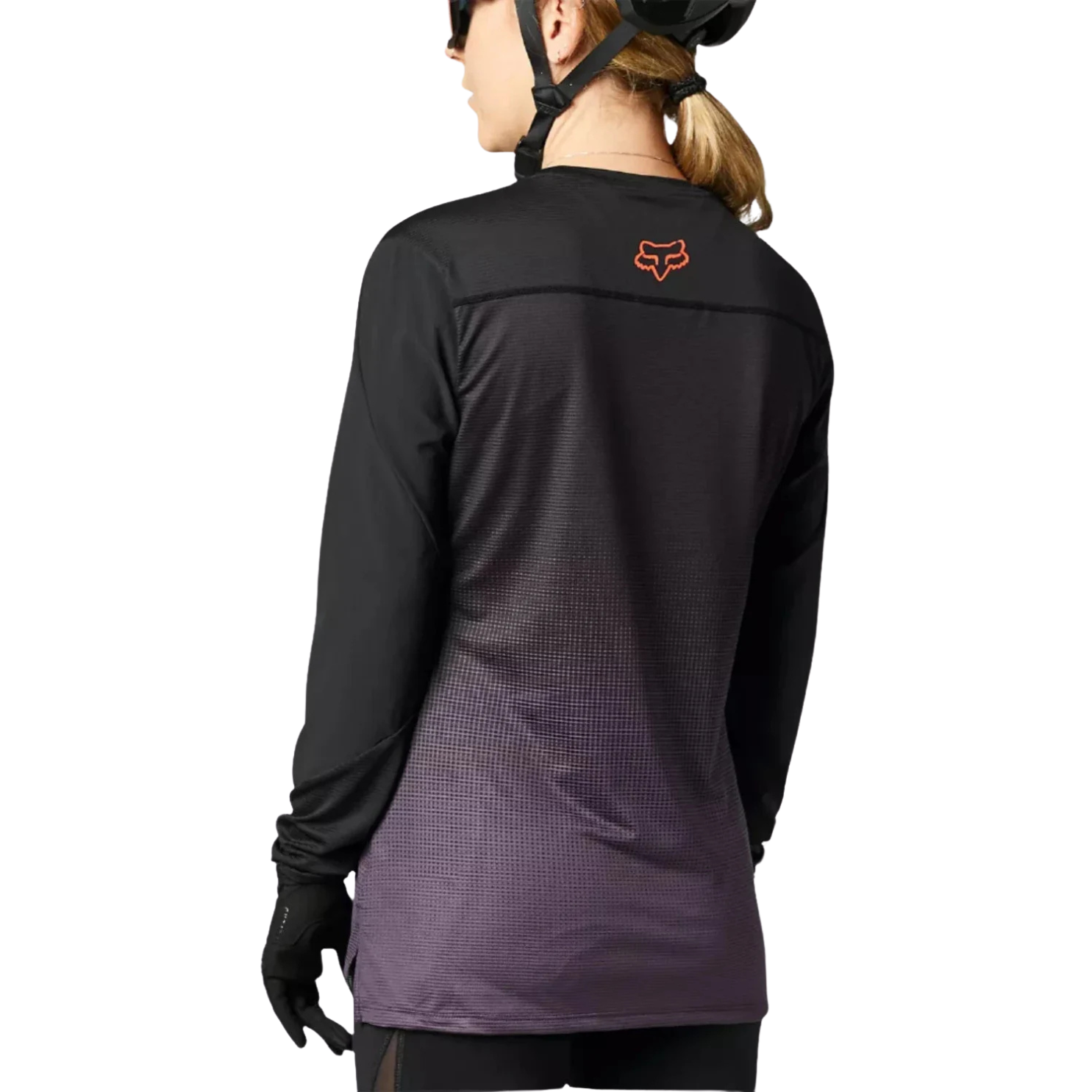 Fox Womens Flexair Ls Jersey - Black
