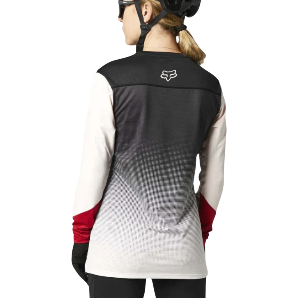 Fox Womens Flexair Ls Jersey - Black/ Pink