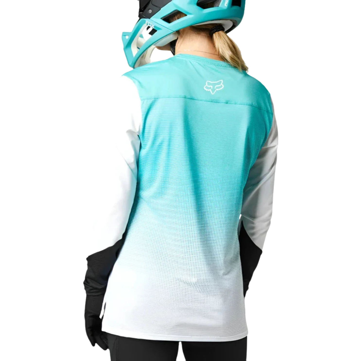 Fox Womens Flexair Ls Jersey - Teal