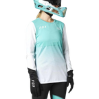 Fox Womens Flexair Ls Jersey - Teal