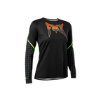Fox Womens Flexair Ls Jersey Celz - Black