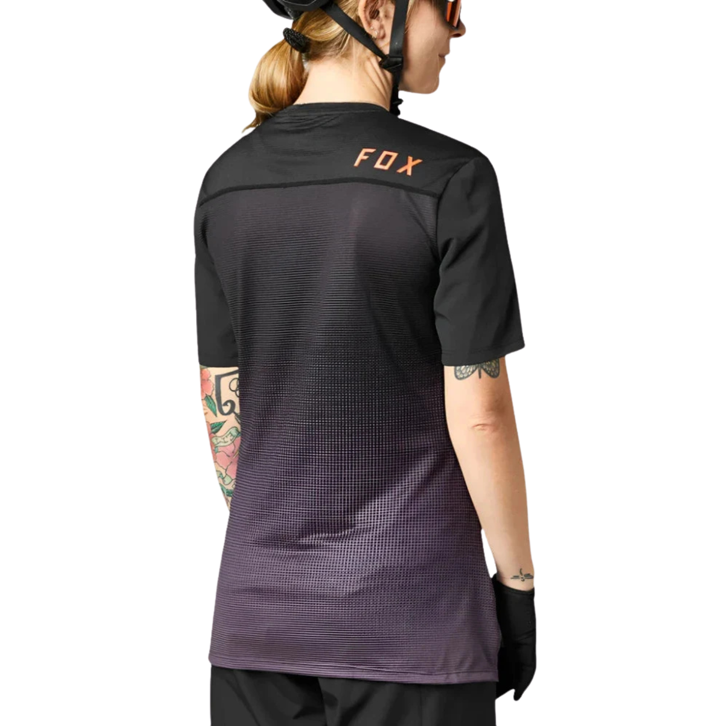 Fox Womens Flexair Ss Jersey - Black