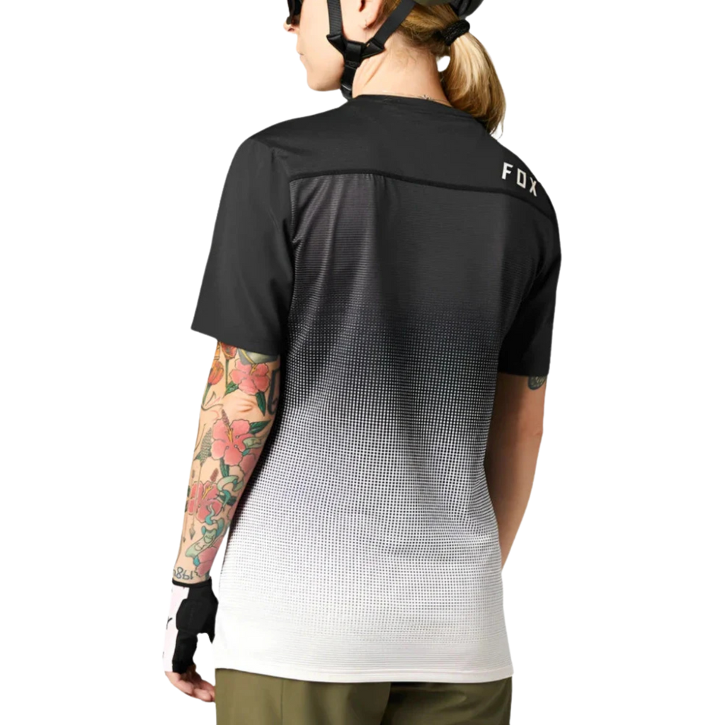 Fox Womens Flexair Ss Jersey - Black/Pink