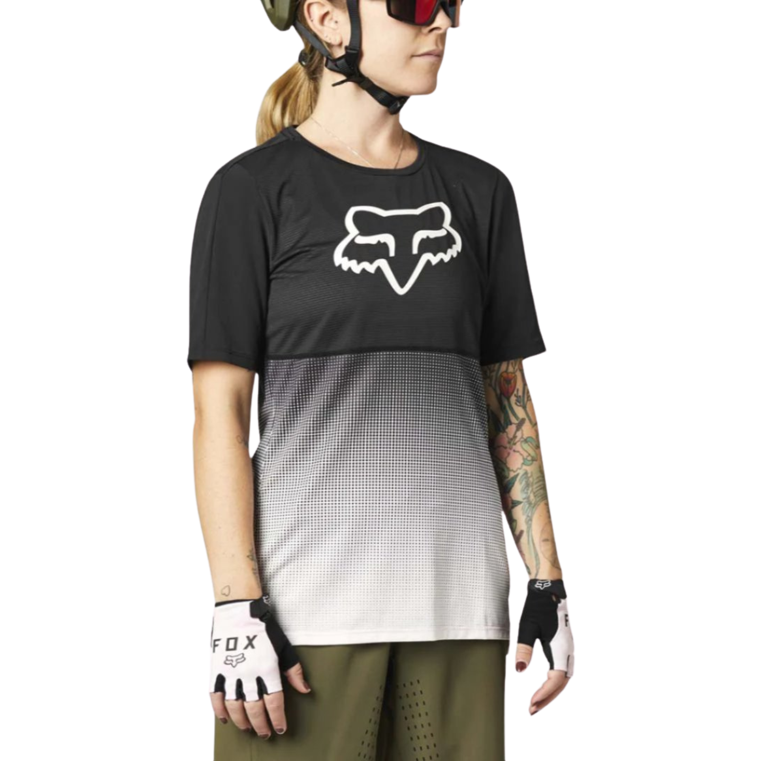 Fox Womens Flexair Ss Jersey - Black/Pink
