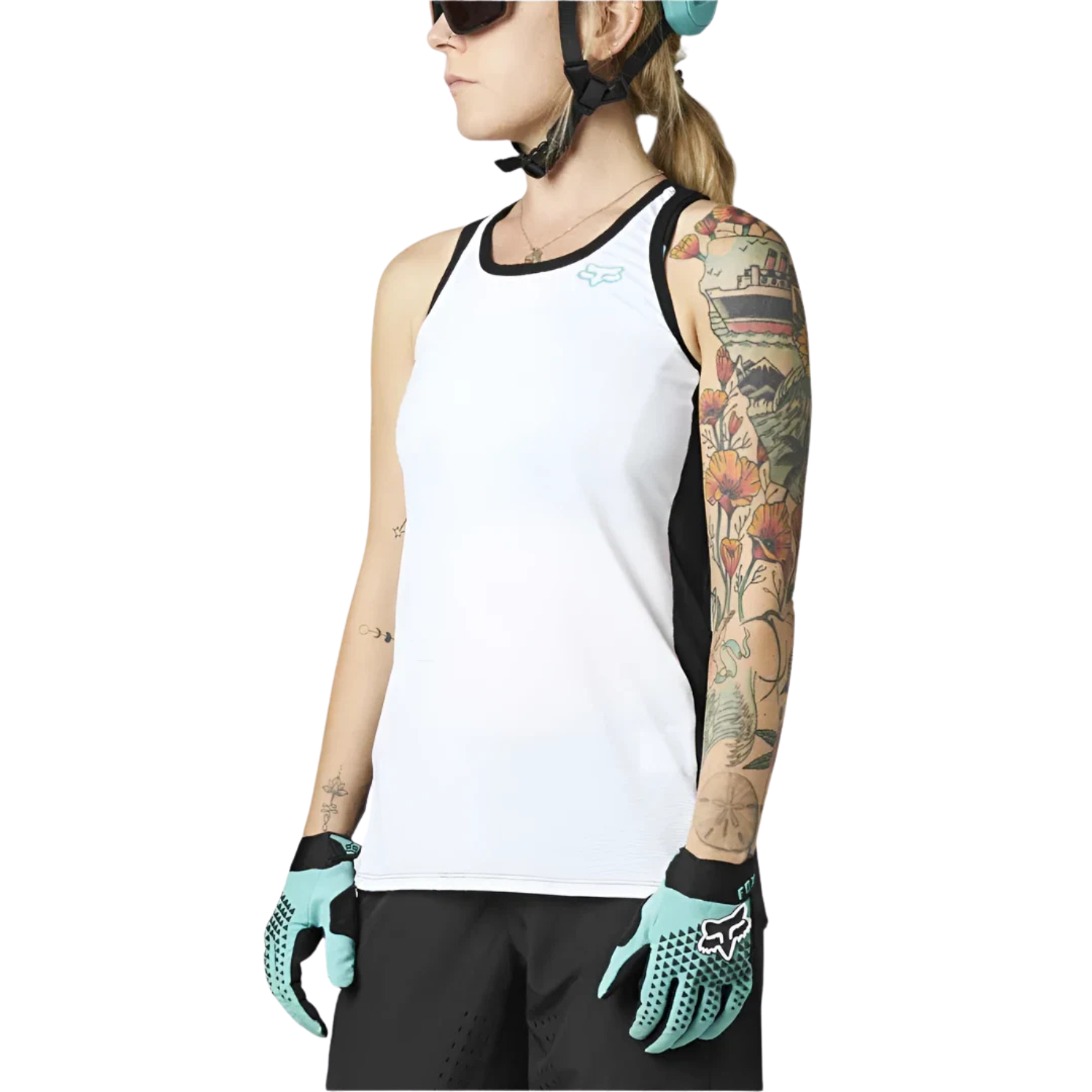 Fox Womens Flexair Tank - White
