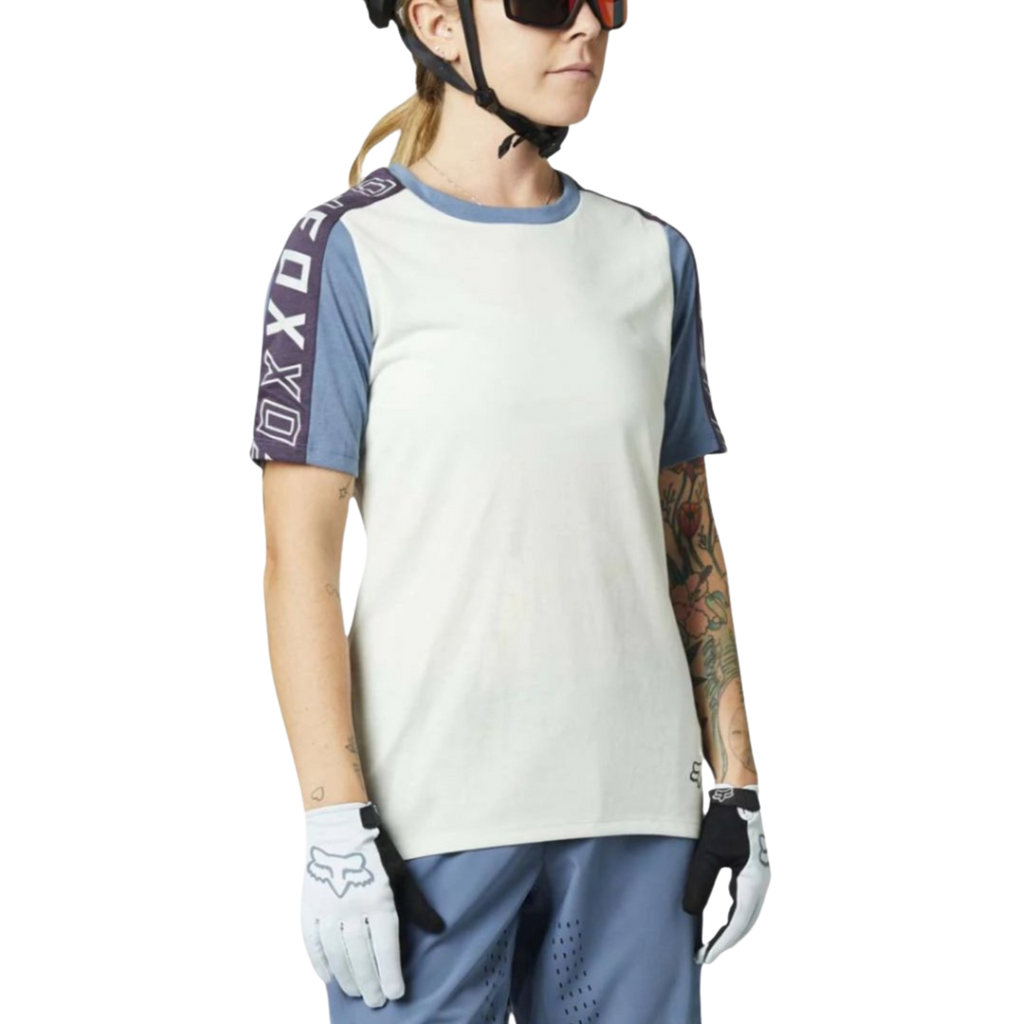 Fox Womens Ranger Dr Ss Jersey - Cloud Grey