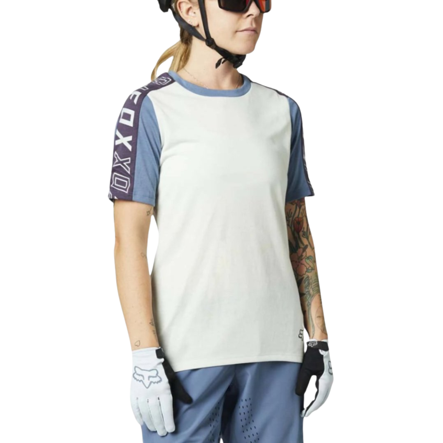 Fox Womens Ranger Dr Ss Jersey - Cloud Grey
