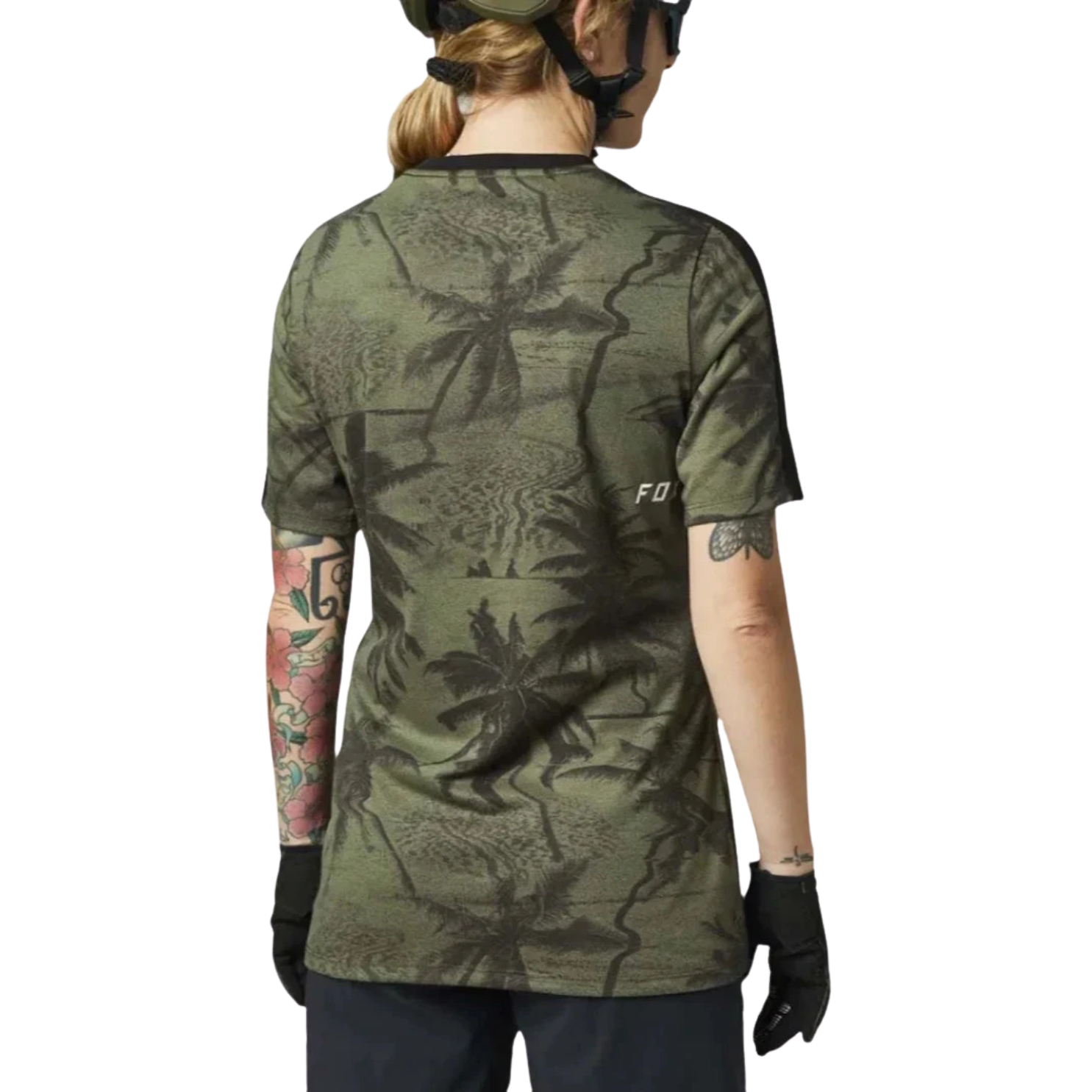 Fox Womens Ranger Dr Ss Jersey Se - Olive Green