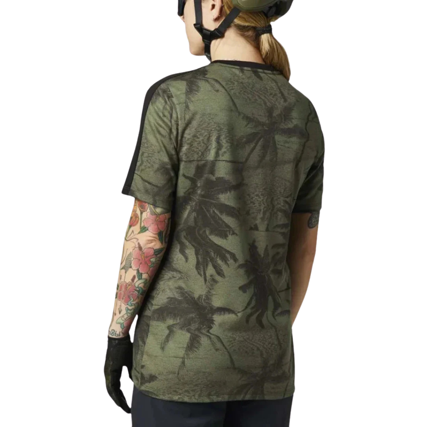 Fox Womens Ranger Dr Ss Jersey Se - Olive Green