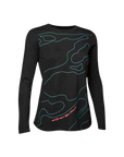 Fox Womens Ranger Mid Ls Jersey Lunar - Black