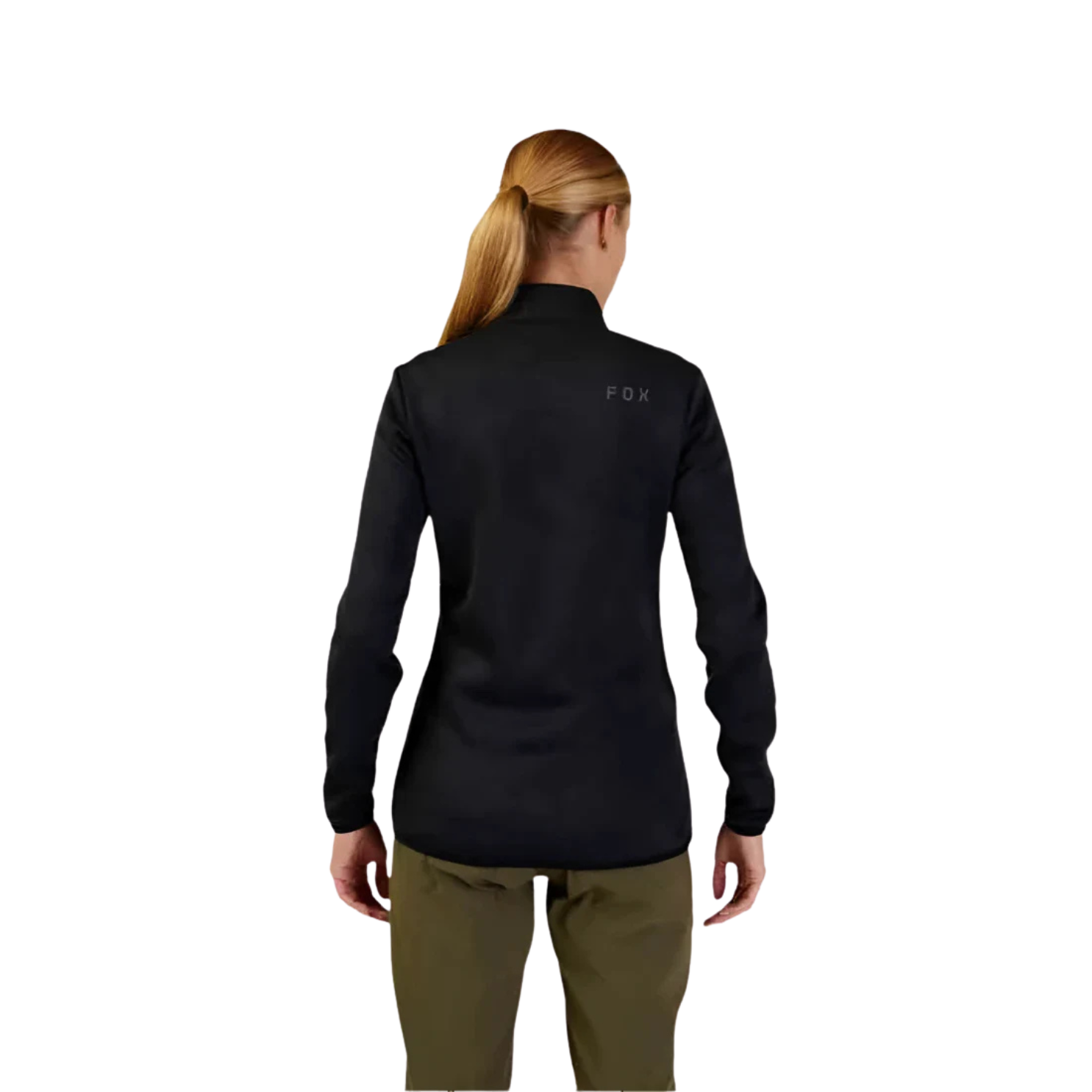 Fox 女款 Ranger Midlayer 全拉链外套 - 黑色