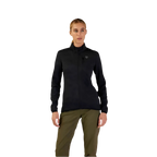 Fox 女款 Ranger Midlayer 全拉链外套 - 黑色