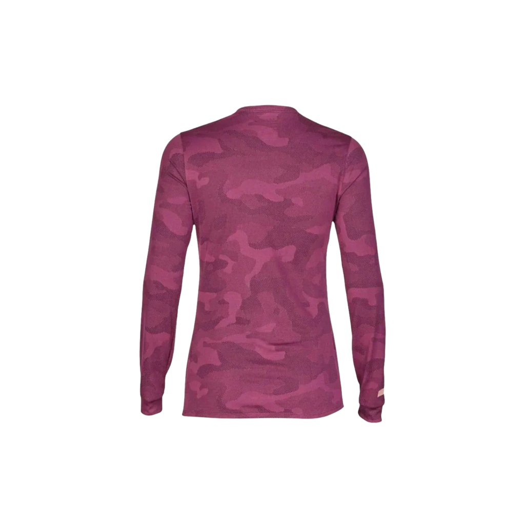 Fox Womens Ranger Tru Dri Ls Jersey - Sangria