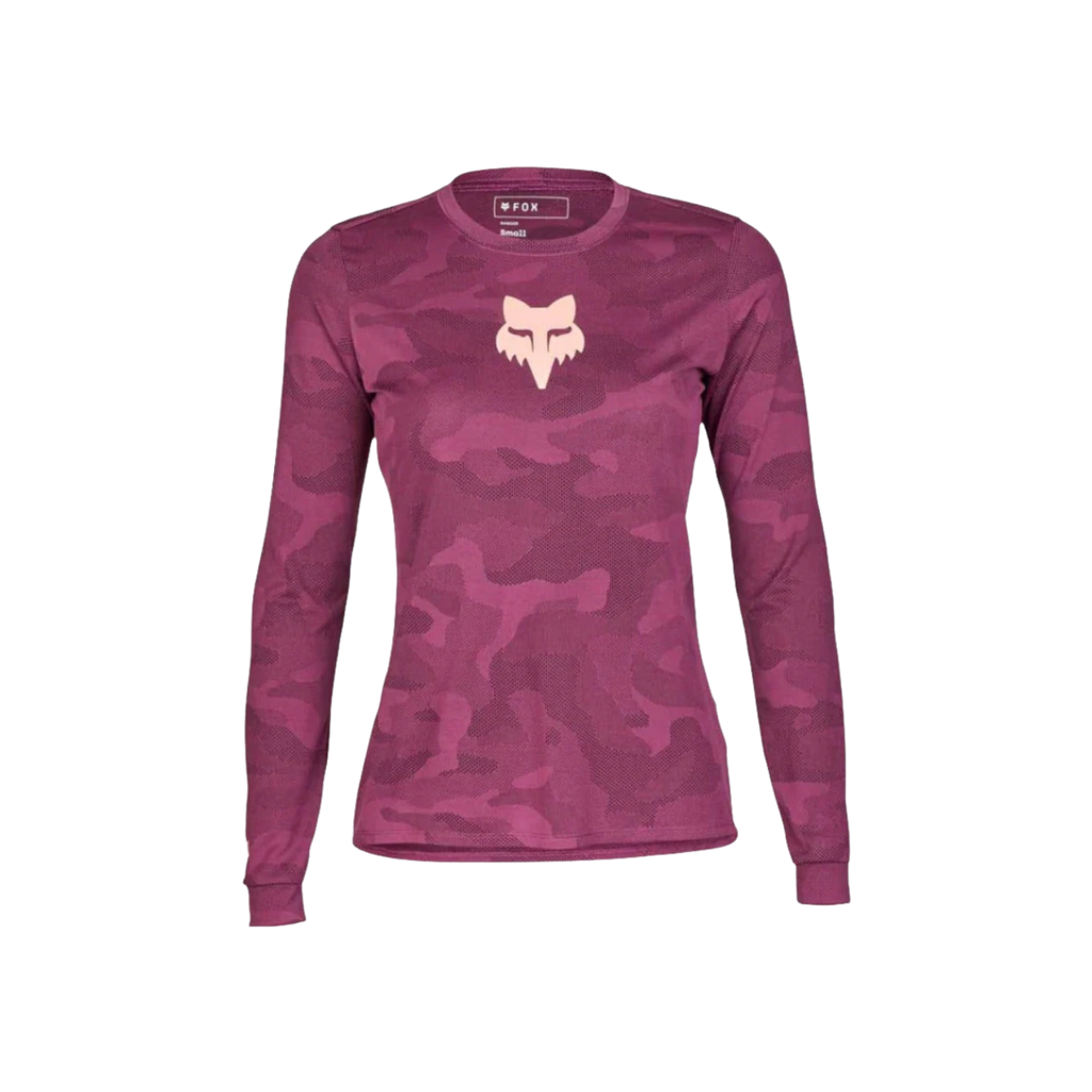 Fox Womens Ranger Tru Dri Ls Jersey - Sangria