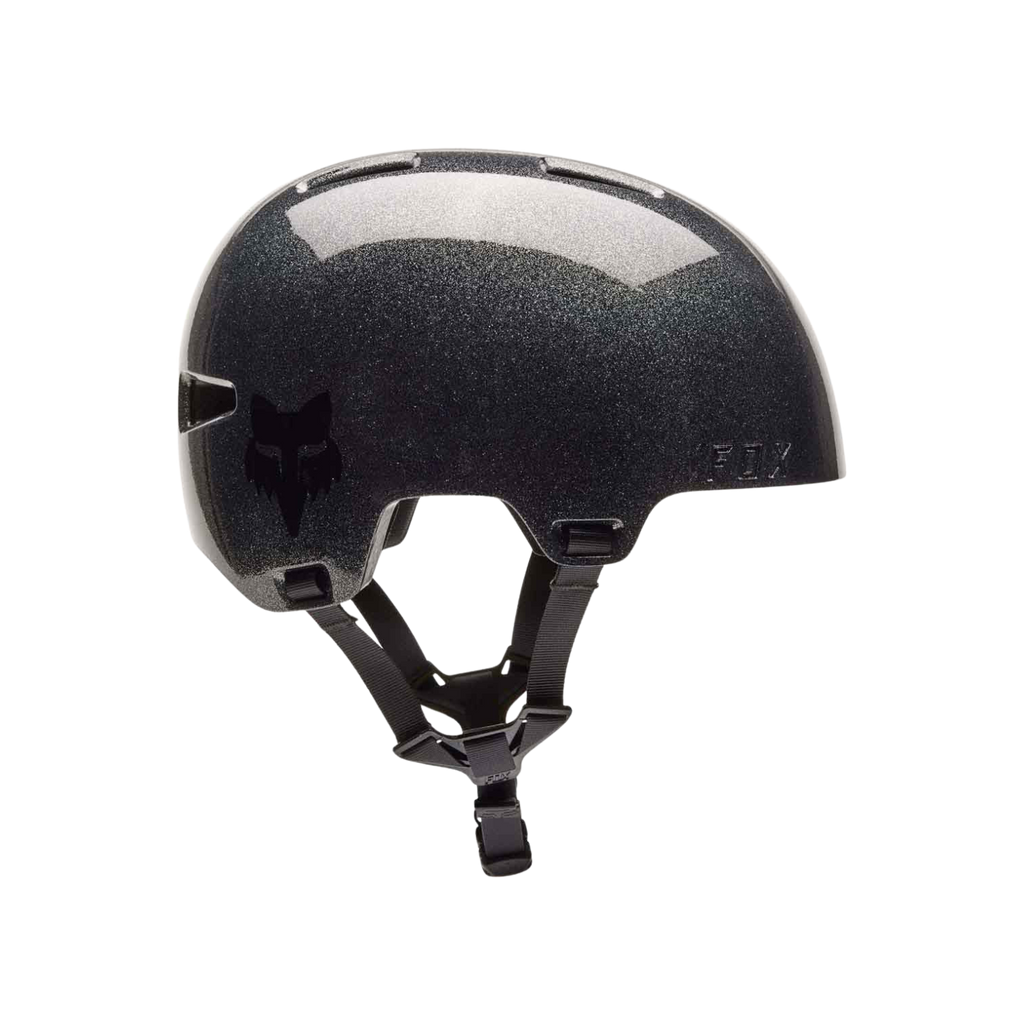 Fox Youth Flight Silver Metal Helmet