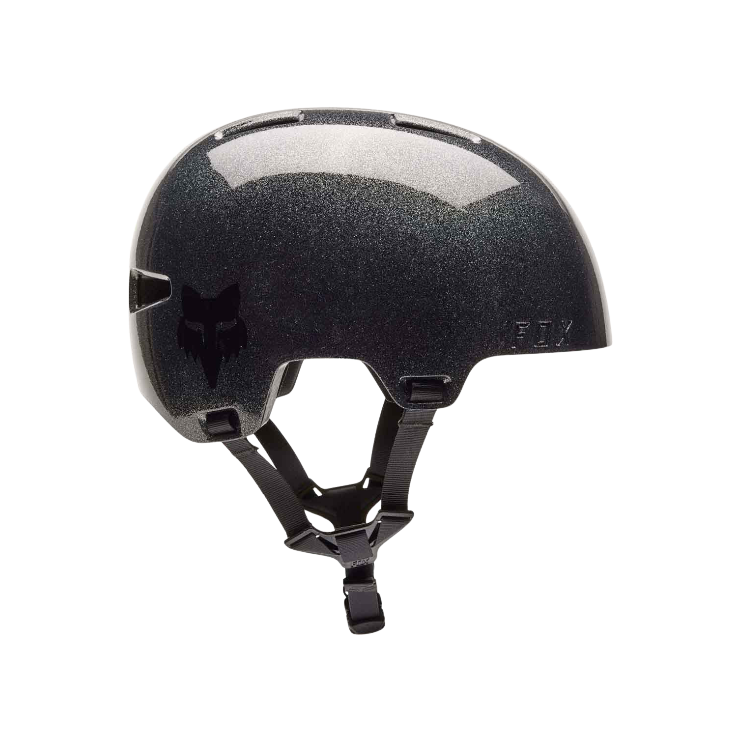 Fox Youth Flight Silver Metal Helmet