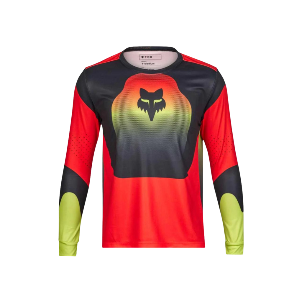 Fox 青年 Ranger Ls 球衣修订版 - 红色/黄色