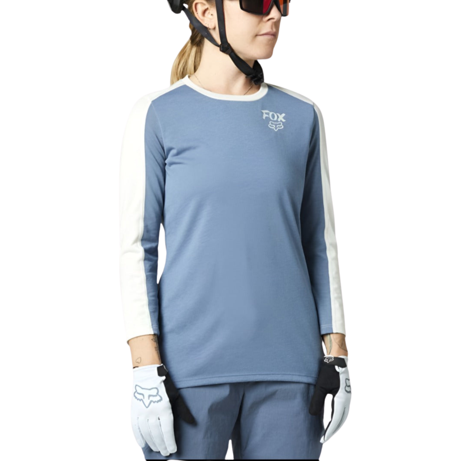 Fox Womens Ranger Dr 3/4 Jersey - Matte Blue