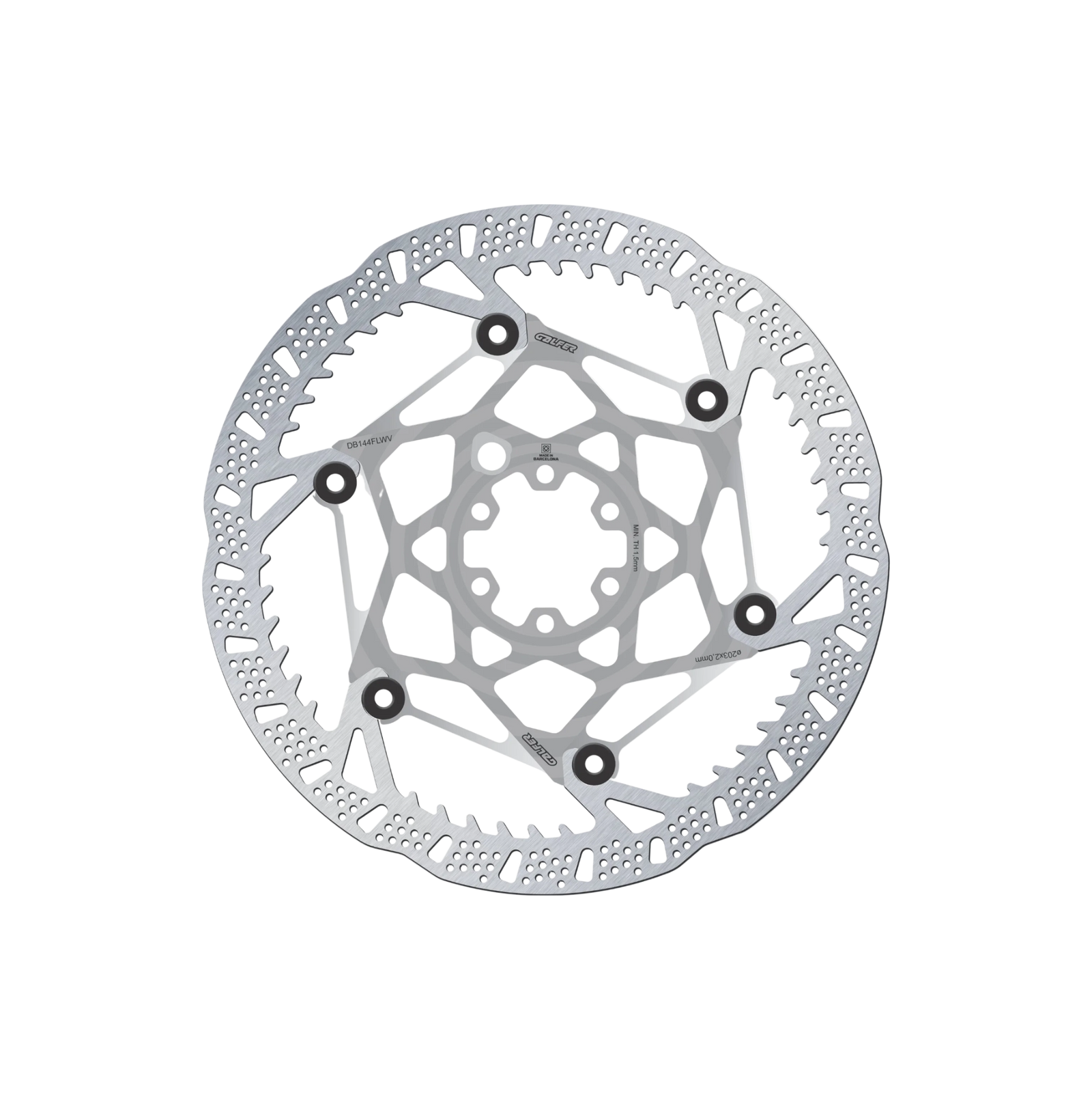 Galfer Disc Shark Evo 6 Bolt - Raw