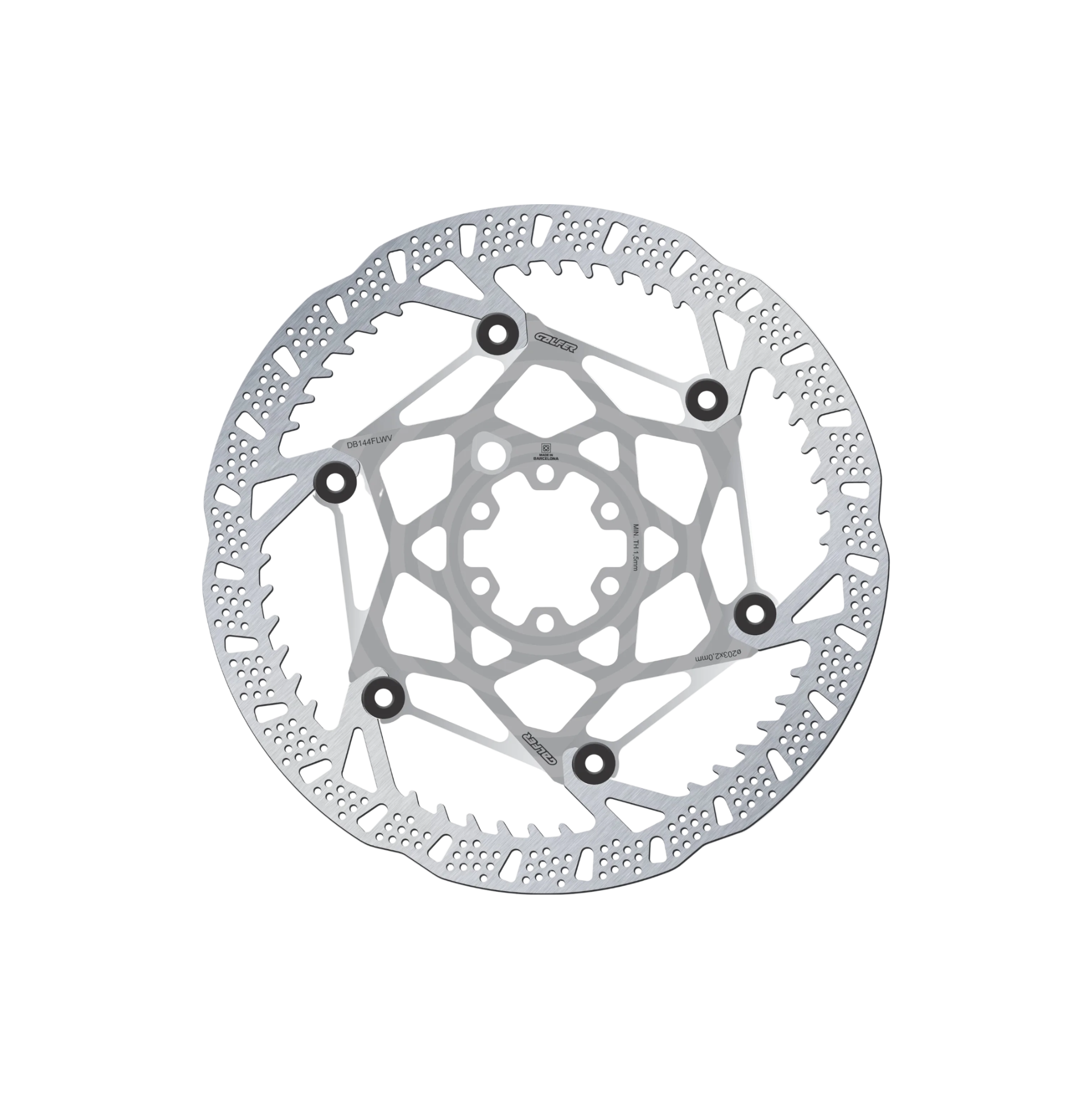 Galfer Disc Shark Evo 6 Bolt - Raw
