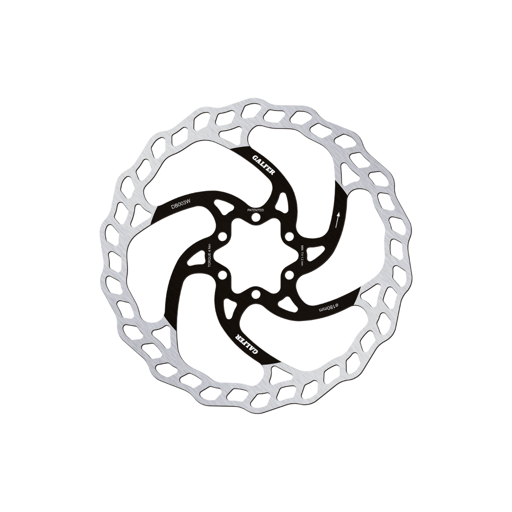 Galfer MTB Disc Wave Rotor - 6-bolt (1.8mm)