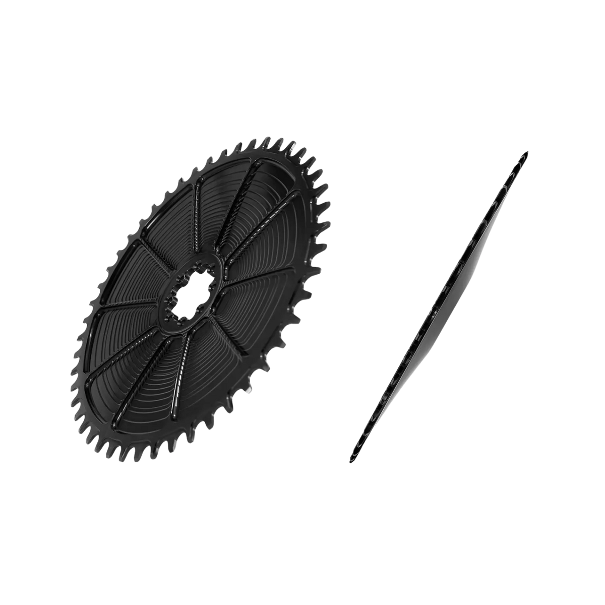 Garbaruk Road AERO Direct-Mount Chainring for SRAM 8-Bolt - Black