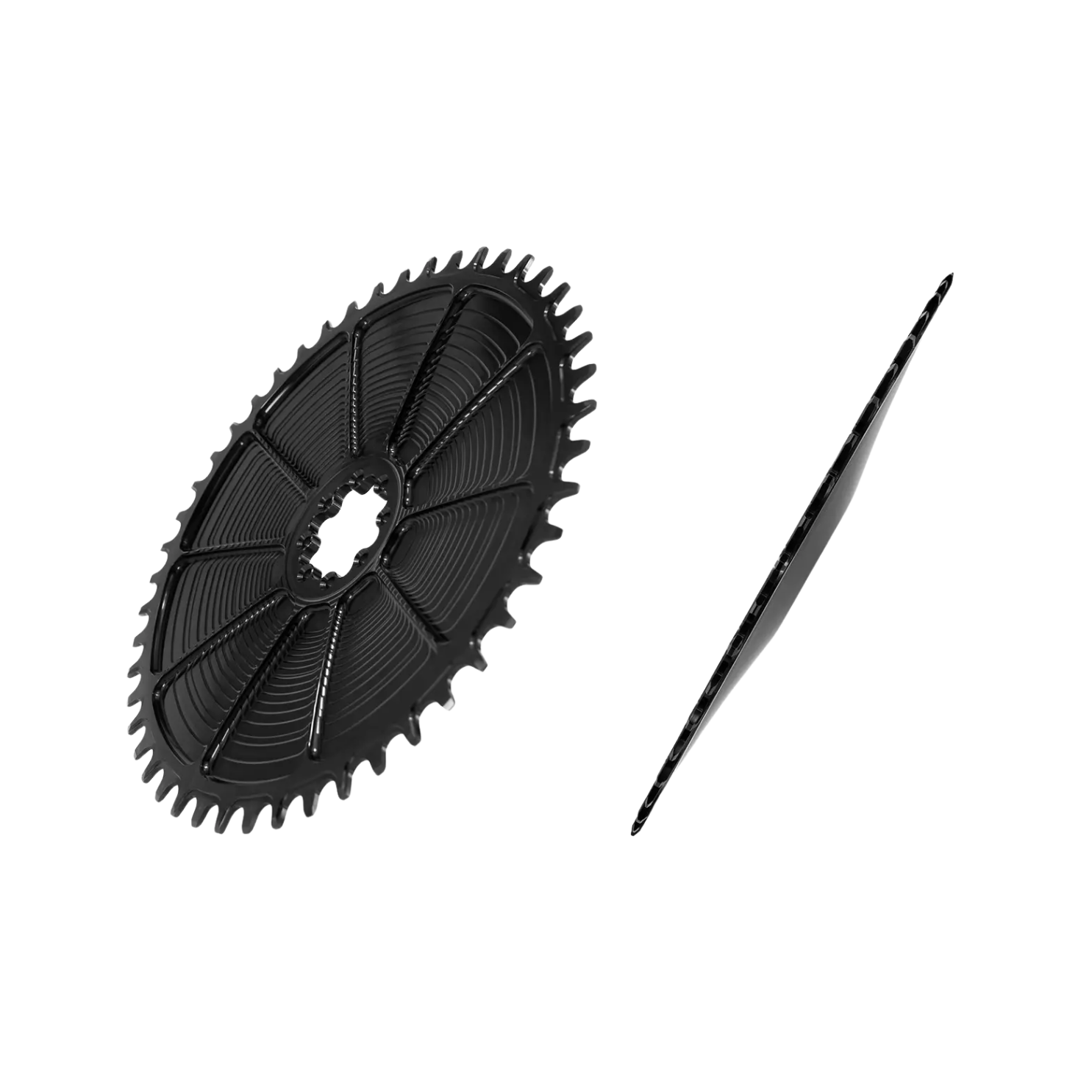 Garbaruk Road AERO Direct-Mount Chainring for SRAM 8-Bolt - Black