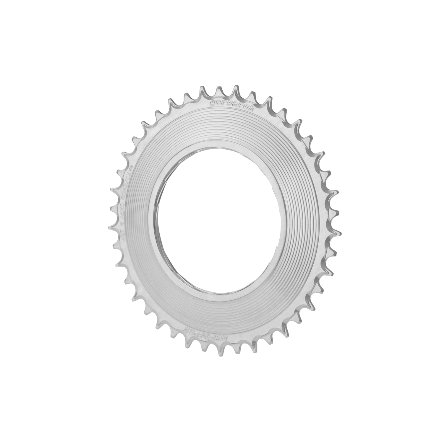 Garbaruk Road Thread-Mount Chainring for SRAM RED XPLR AXS Power Meter - Silver