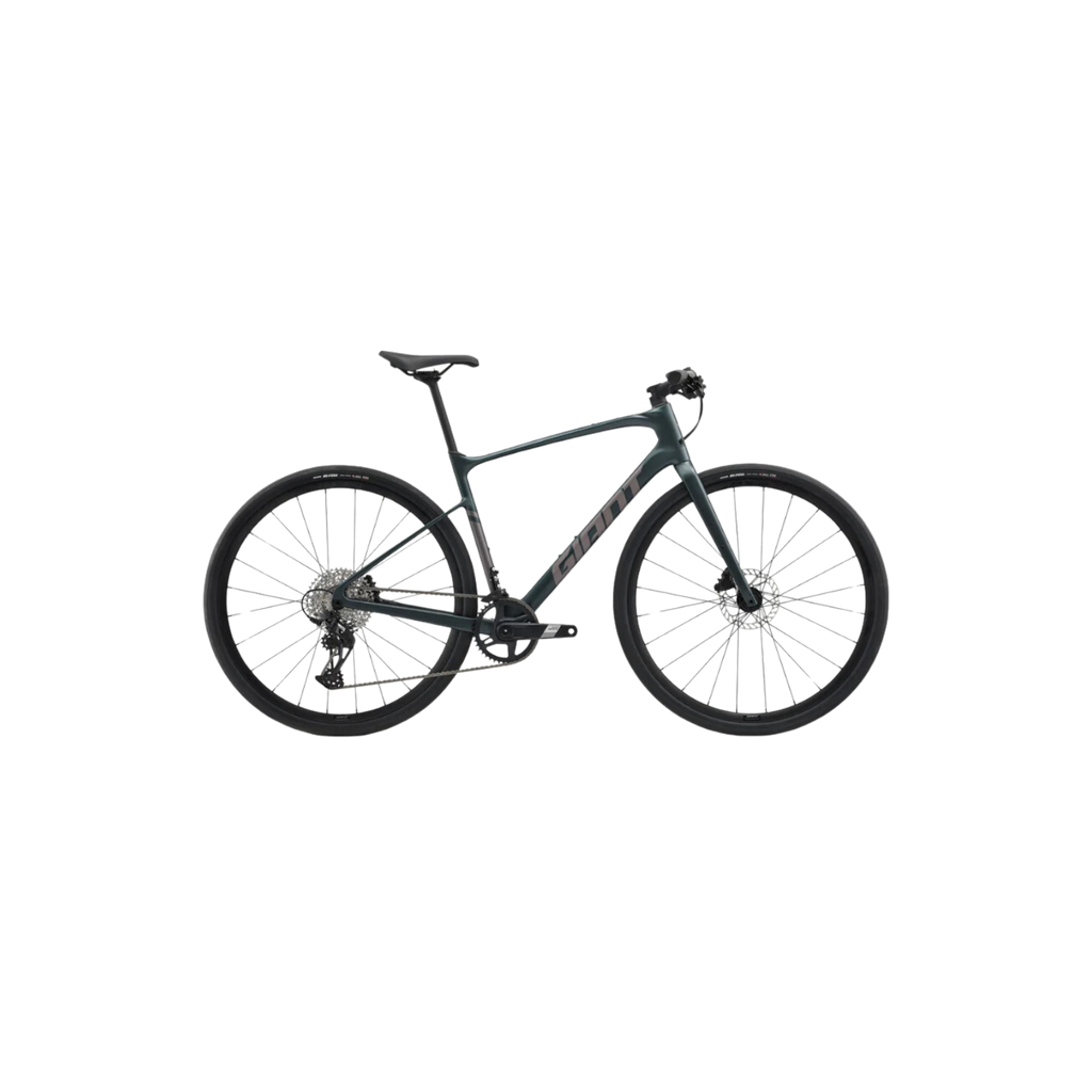 Giant FastRoad AR Advanced 1 公路自行车 - 沥青绿