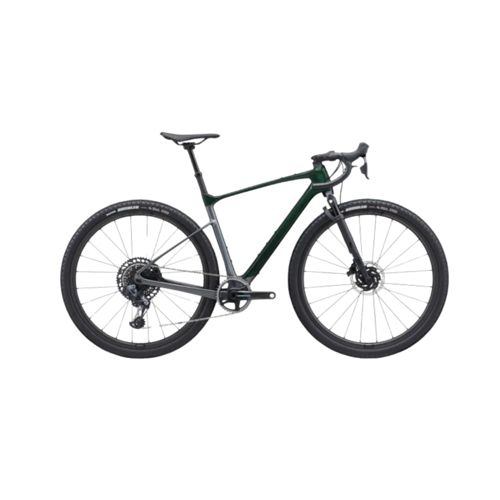 Giant Revolt X Advanced Pro 0 碎石自行车 - 海藻森林/炭灰色