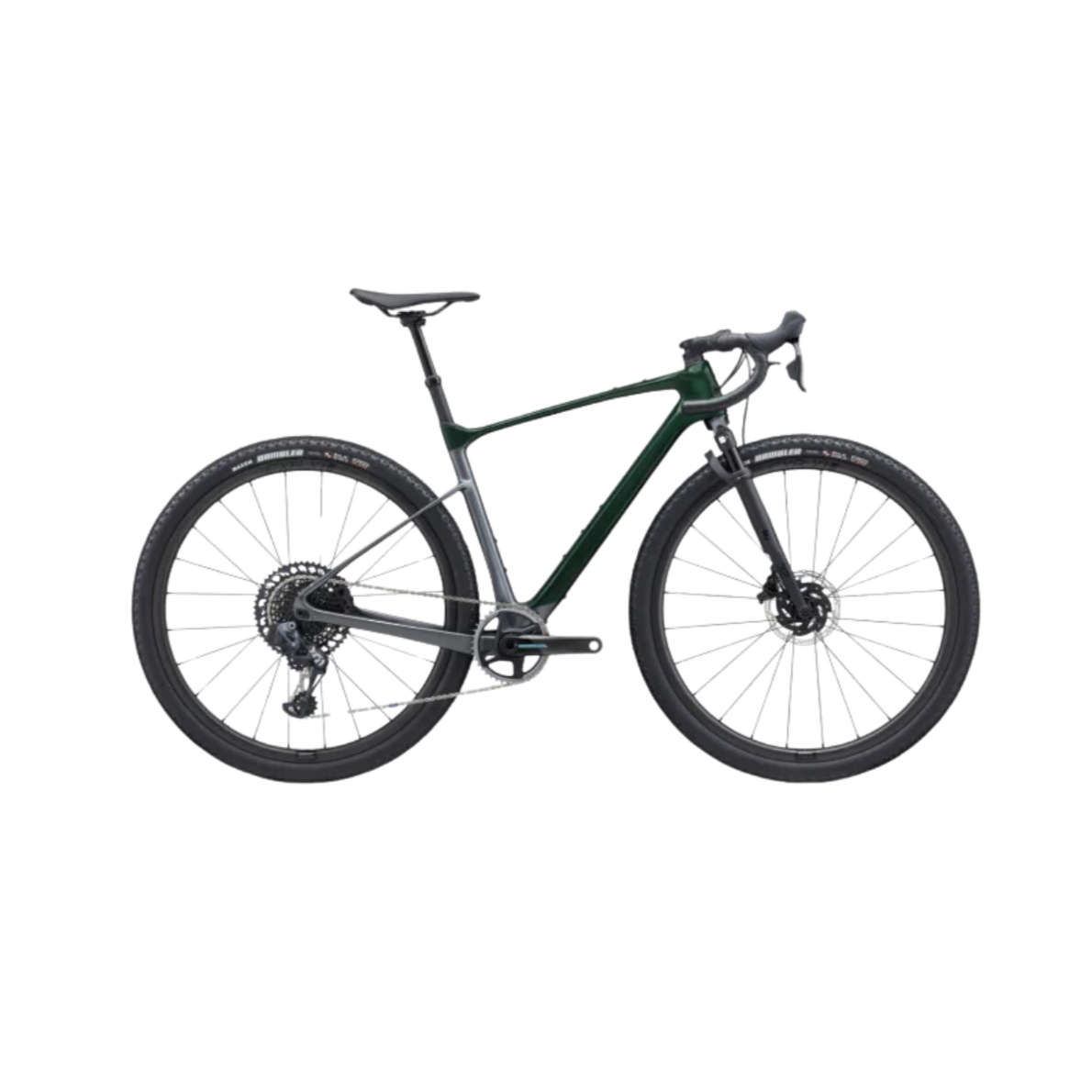 Giant Revolt X Advanced Pro 0 碎石自行车 - 海藻森林/炭灰色