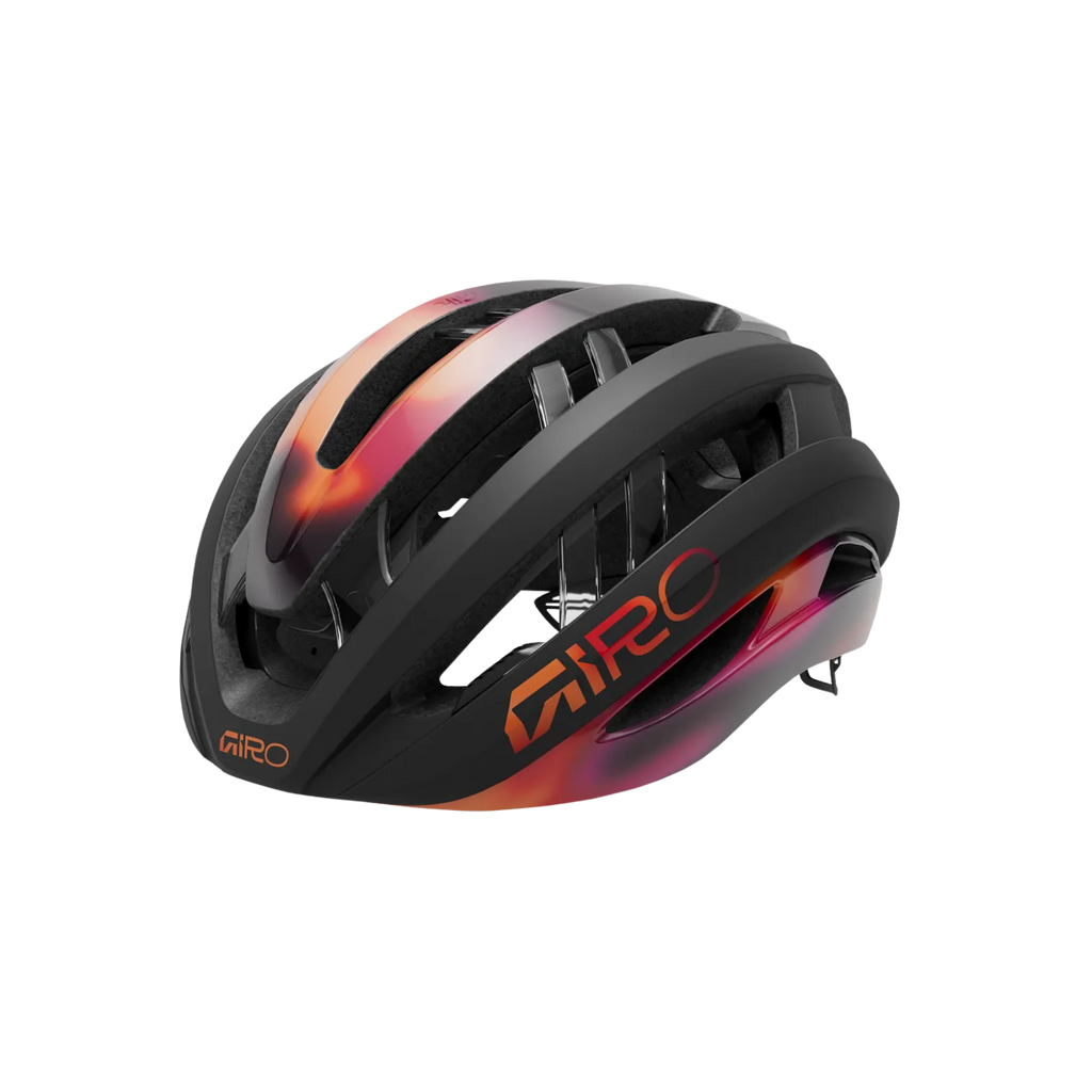 Giro Aries Spherical Helmet - Matte Black/Frequency Orange