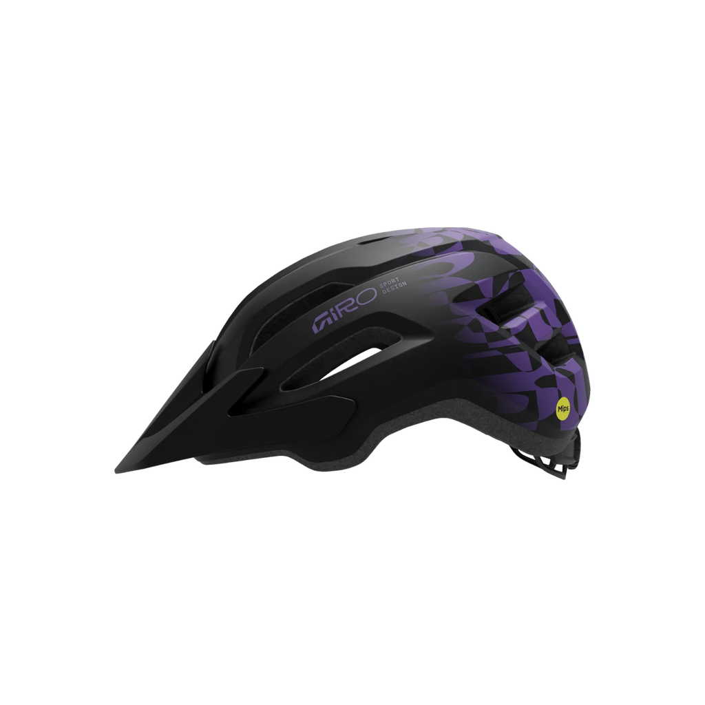 Giro Fixture Mips II Helmet - Matte Black/Purple Rush