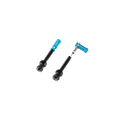 Granite Design Juicy Presta Valve Cap Kit - Black/Blue