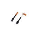 Granite Design Juicy Presta Valve Cap Kit - Black/Orange