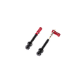 Granite Design Juicy Presta Valve Cap Kit - Black/Red